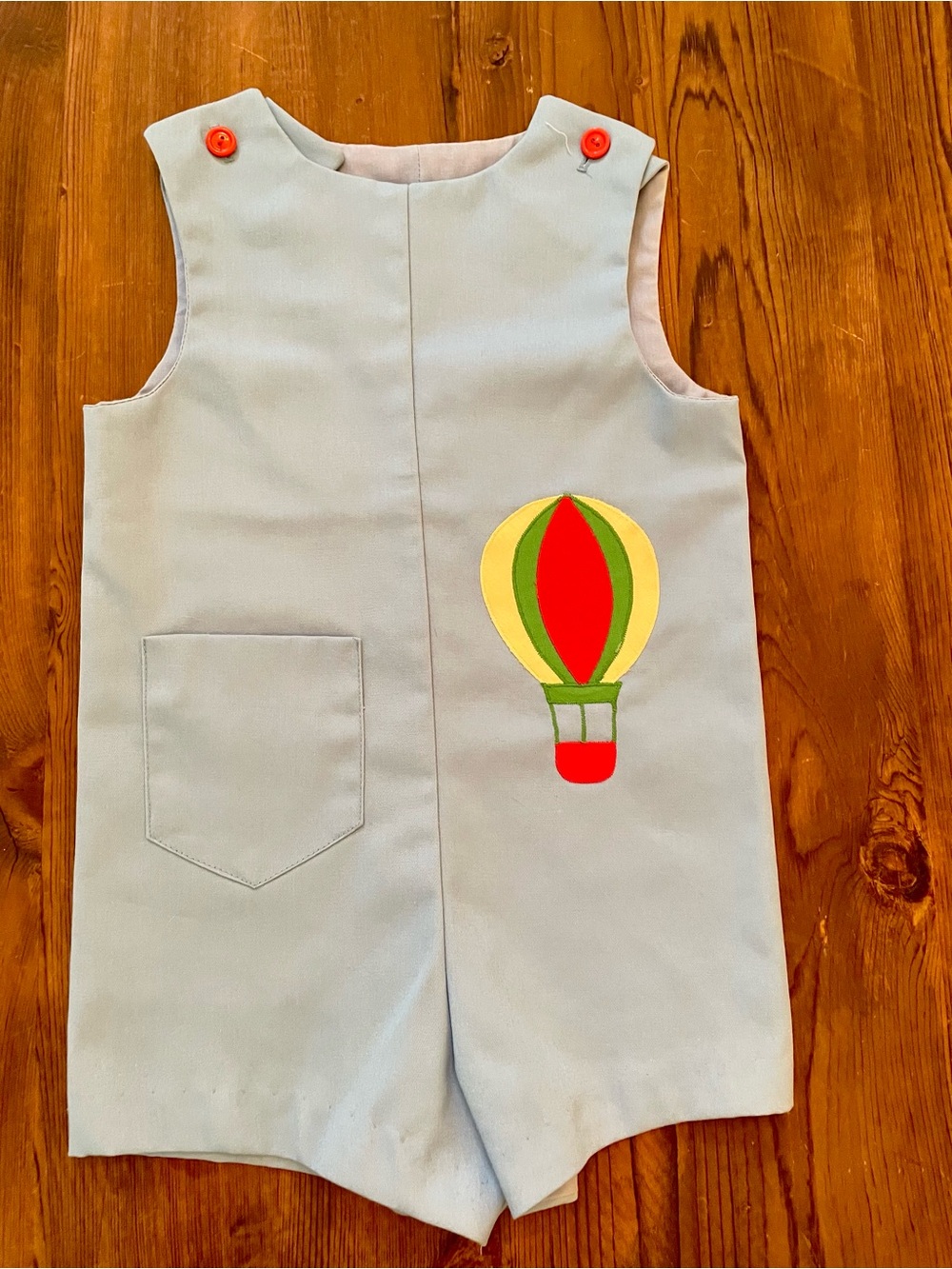 Toddler Romper Appliqué Vintage